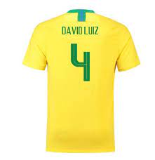 Nueva equipacion DAVID LUIZ del Brasil para Copa del mundo 2014